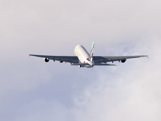 A380 Dubai to Mauritius