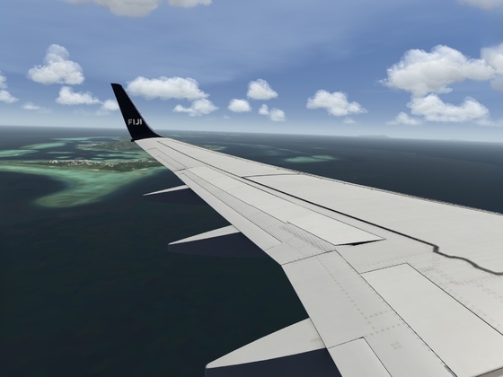 B737-800 FIJI AIRWAYS  AUCKLAND to NADI🇫🇯