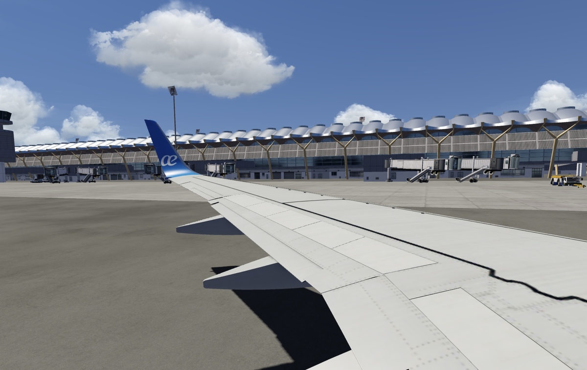 B737-800 AirEuropa to MADRID BARAJAS AIRPORT🇪🇸