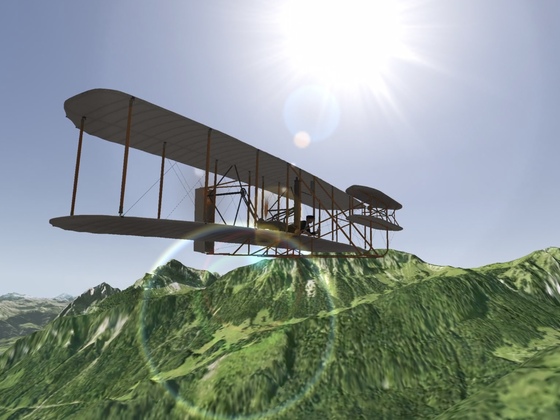 The old good days. Wright Flyer, Af FS mobile
