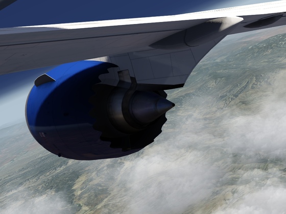 United 787-10 Flight to Long Beach