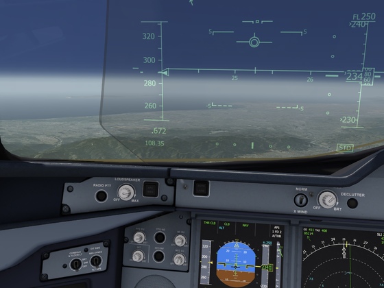 Etihad A380 departure out of Palm Springs KPSP