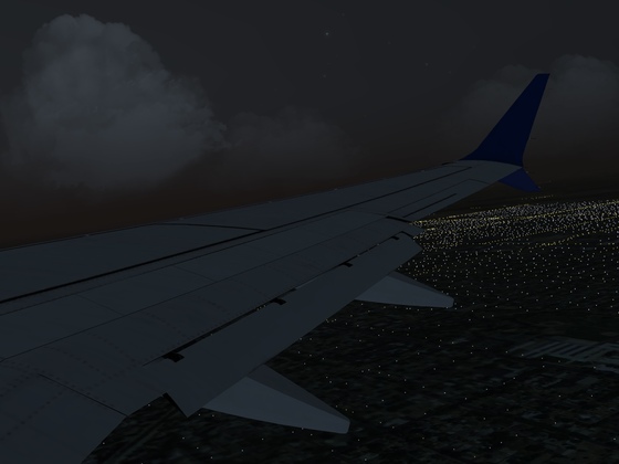 Departure out of Modesto City airport flight to Palm Springs 737Max United