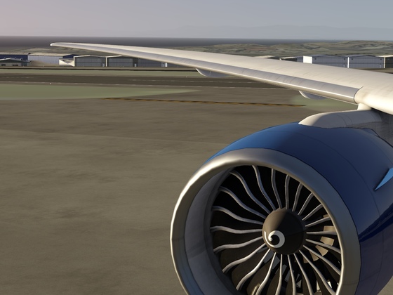 Flight to KSMF Sacramento in United Boeing 777-300ER