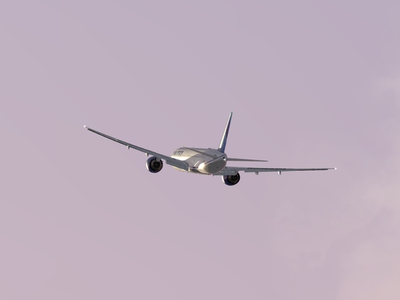 Flight to KSMF Sacramento in United Boeing 777-300ER