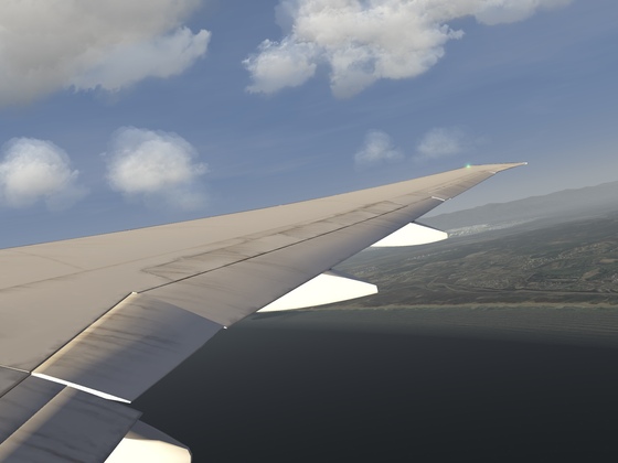 Flight to KSMF Sacramento in United Boeing 777-300ER