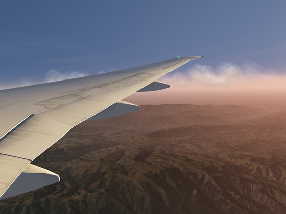 Flight to KSMF Sacramento in United Boeing 777-300ER