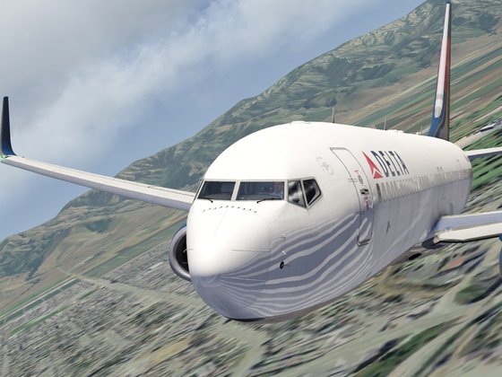 Flight to KAPC Delta Boeing 737NG