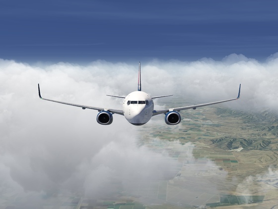 Flight to KAPC Delta Boeing 737NG