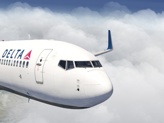 Flight to KAPC Delta Boeing 737NG