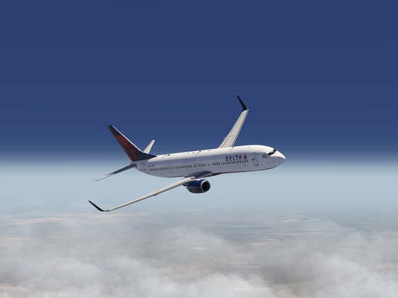 Flight to KAPC Delta Boeing 737NG