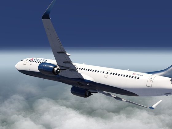 Flight to KAPC Delta Boeing 737NG