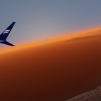 Flying in the twilight
