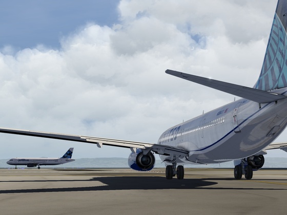 B737-900ER | KSFO - KLAX | Waiting for lineup