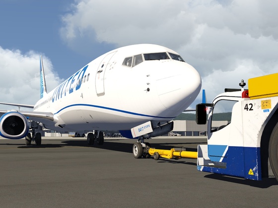 B737-900ER | KSFO - KLAX | Pushback