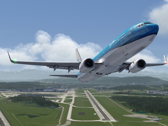 B737-900ER | LSZH - EHAM | Bye Bye Zuerich