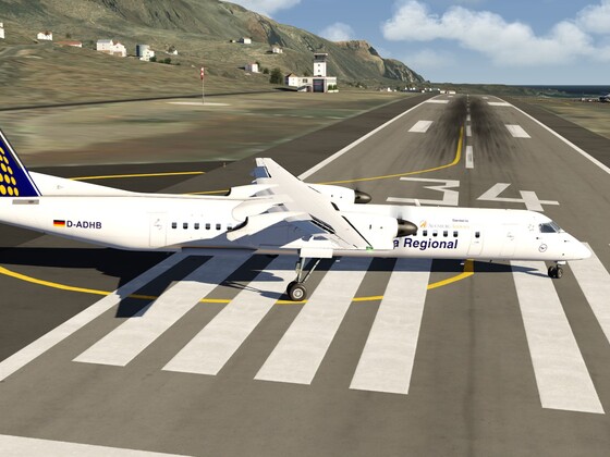 Q400 Turnabout at El Hierro GCHI