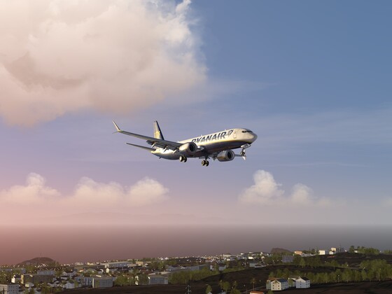 737 MAX coming into Tenerife Norte GCXO