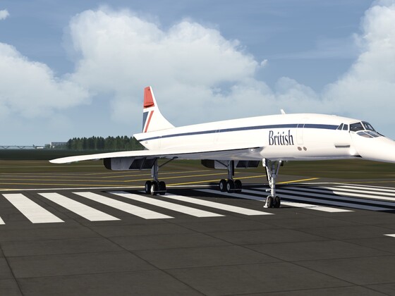 Concorde Ready for Take Off KDCA