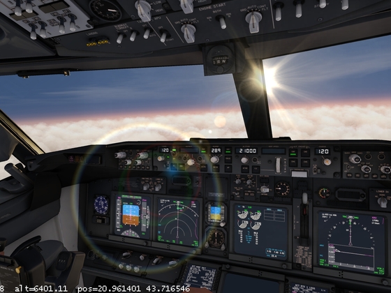 Peaceful Afternoon Flight.