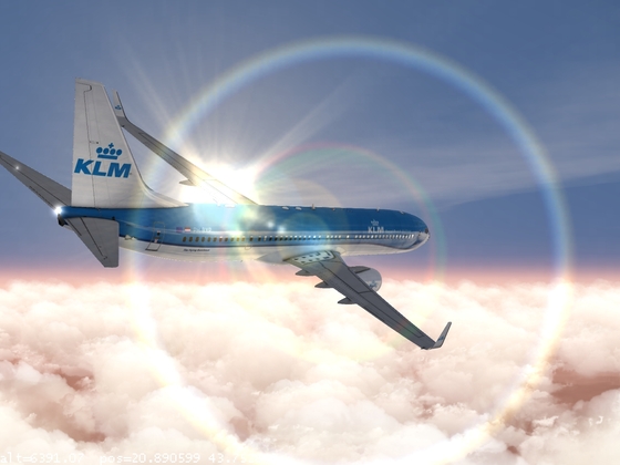 Peaceful Afternoon Flight.