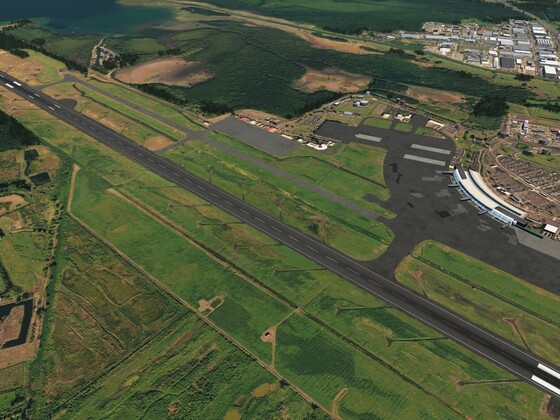 Martinique Fort-de-France airport TFFF | scenery developement | wip
