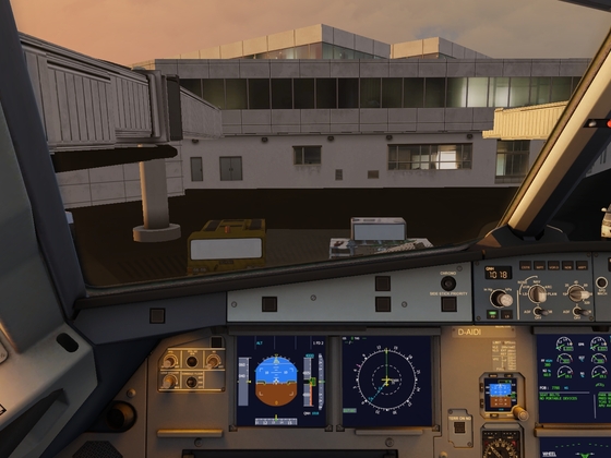 LH751 arriving at the gate