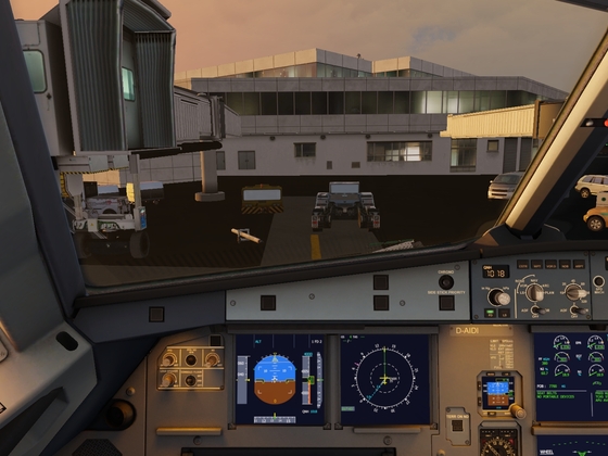 LH751 arriving at the gate