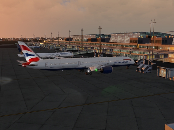 BAW1738 parked at the gate