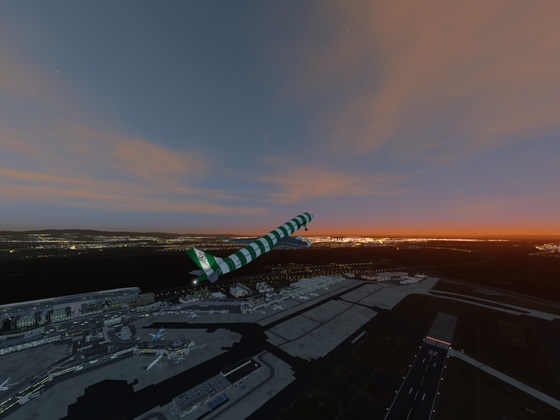 First take off with the new Condor livery in Frankfurt