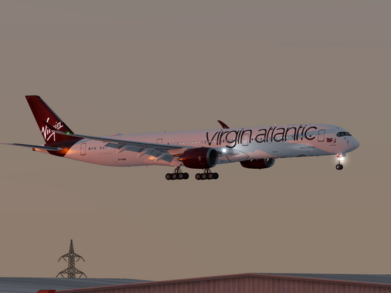Beautiful Airbus A35K landing at (VIDP) from (EGLL)