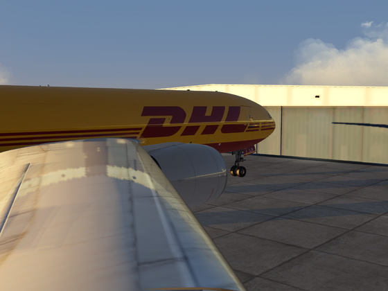 Flight from Beale to St Maarten DHL 777F