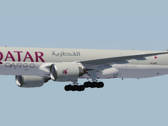 Heavy cargo arrival, DOH-ALA