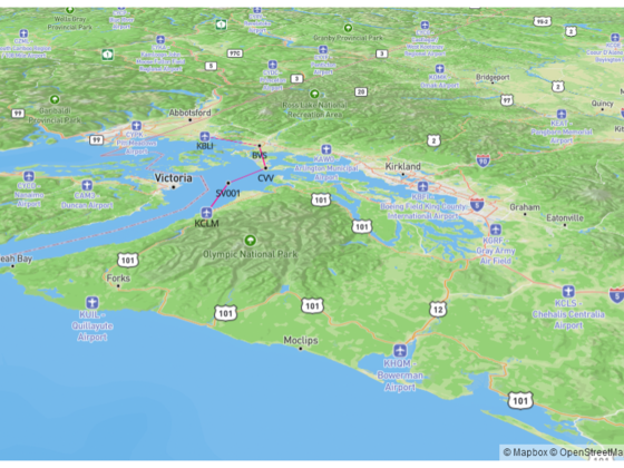 The Missionsgerät now shows Aerofly's airports