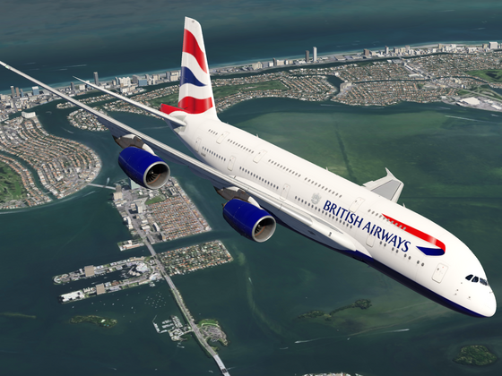 London (EGLL) to Miami (KMIA) / BAW3G